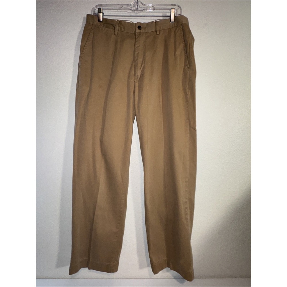 Polo Ralph Lauren Men's Chino Pants Slacks Size 33 X 30 Tan Kahaki Workwear‎